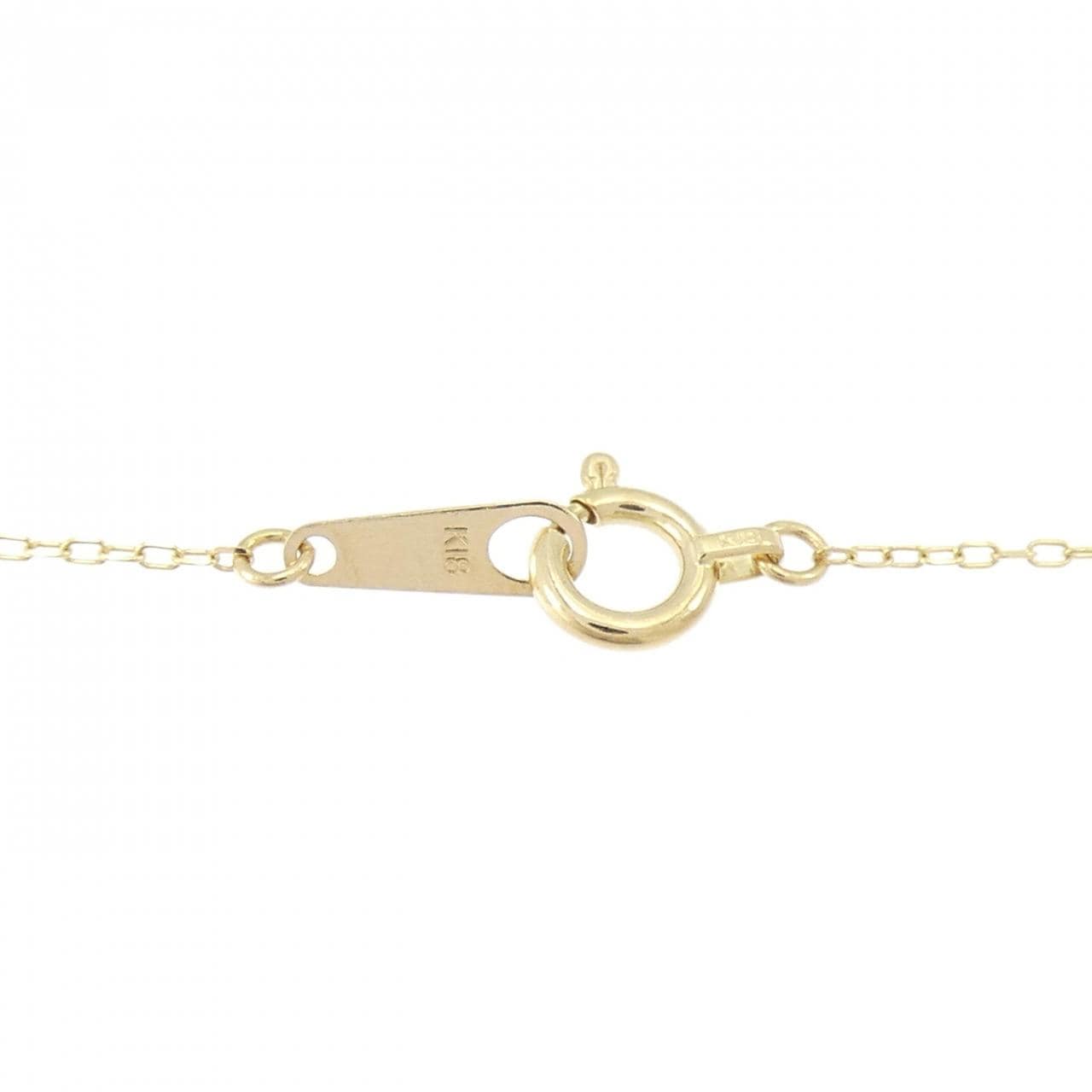 K18YG ダイヤモンド ネックレス 0.10CT