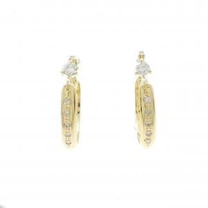 K18YG ダイヤモンド ピアス 0.30CT