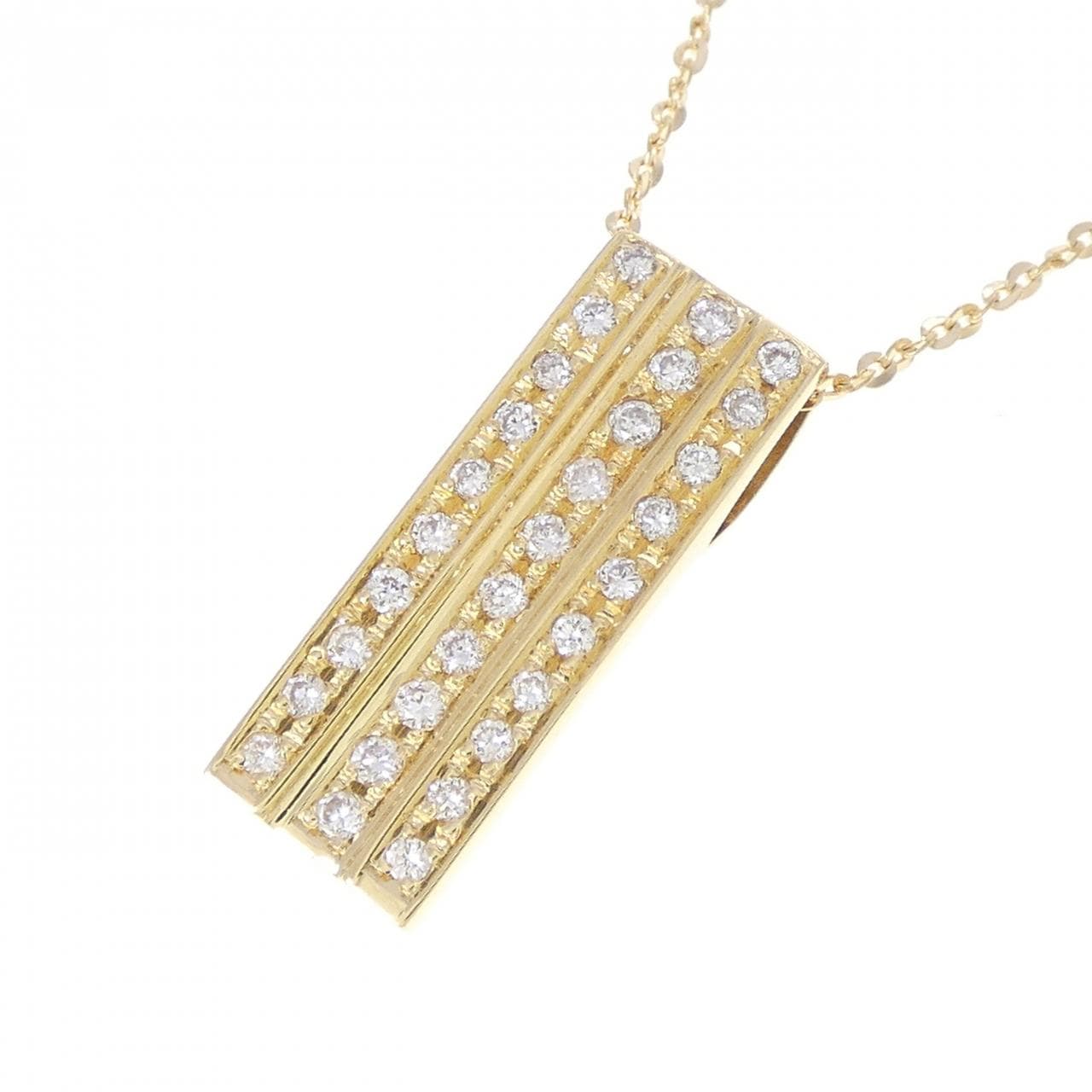 K18YG ダイヤモンド ネックレス 0.23CT