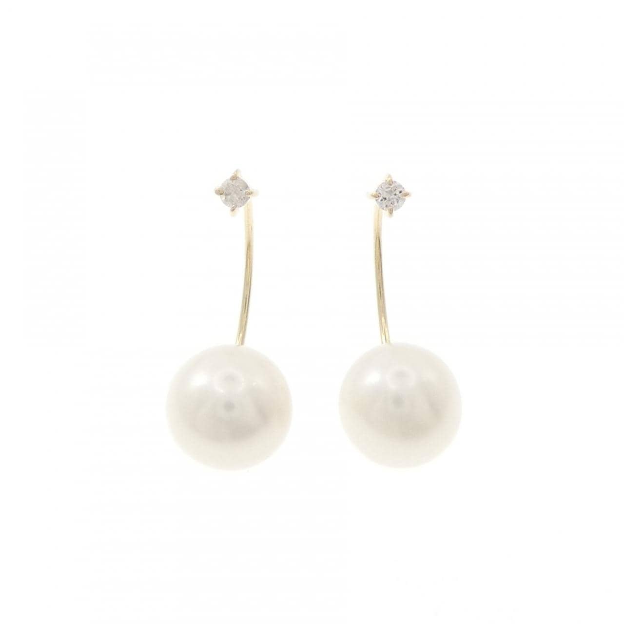 ココシュニック 淡水パール ピアス 8.1mm