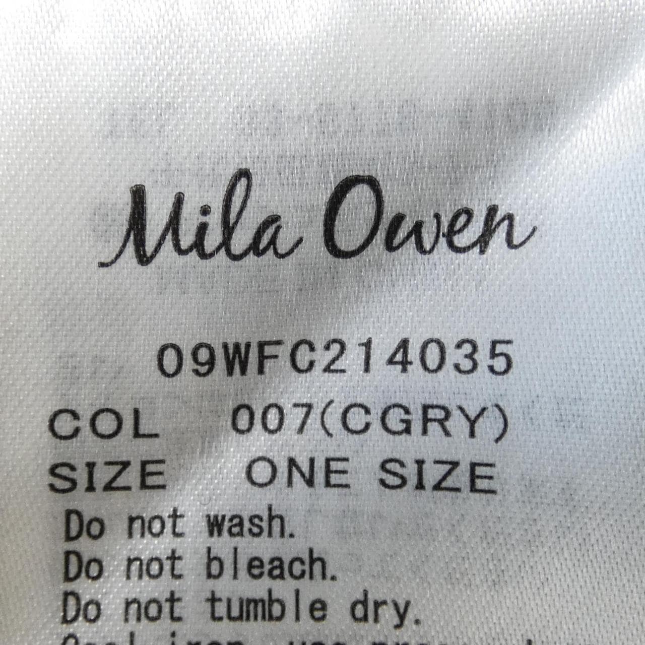 ミラオーウェン MILA OWEN コート