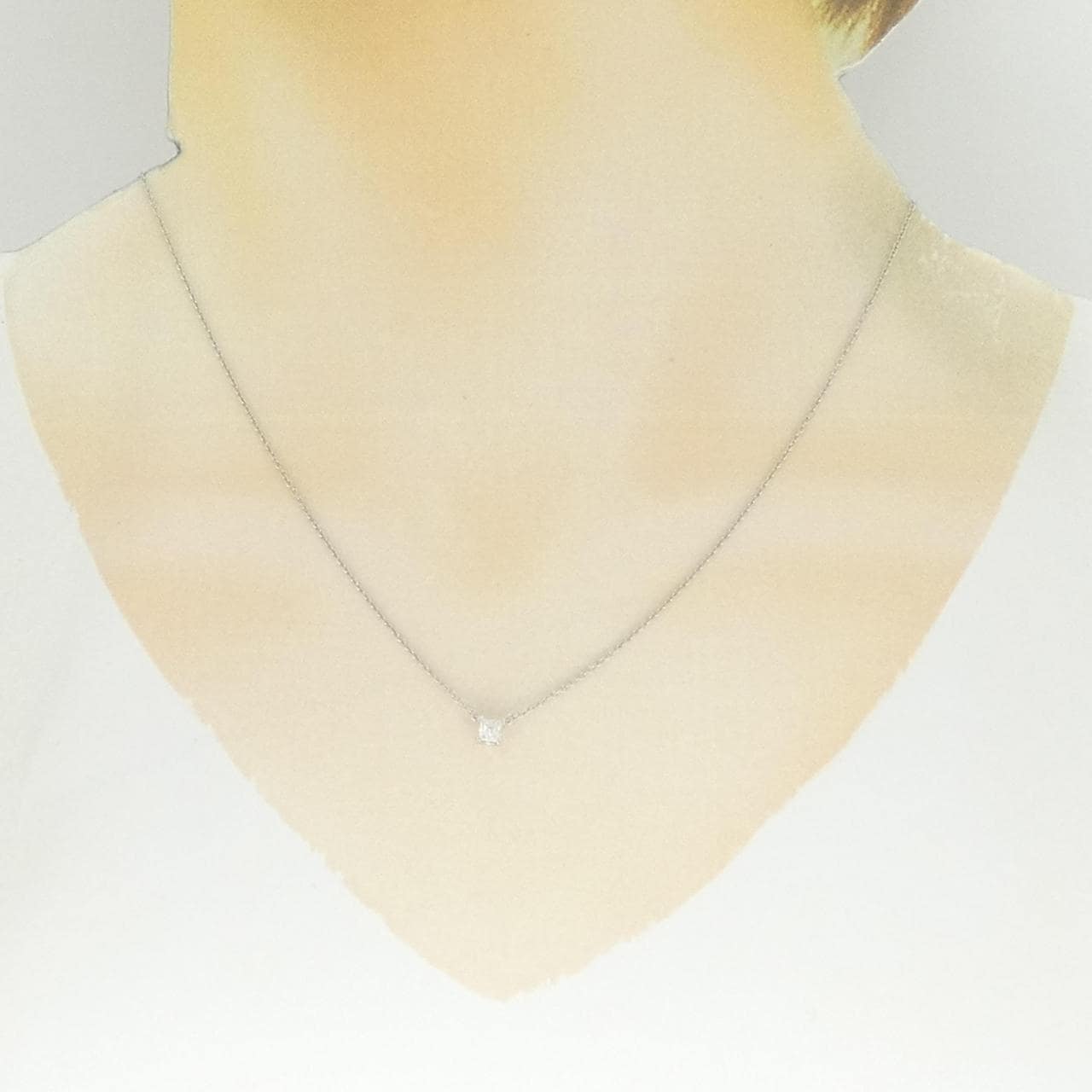 ティファニー プリンセス ネックレス 0.19CT E VVS1