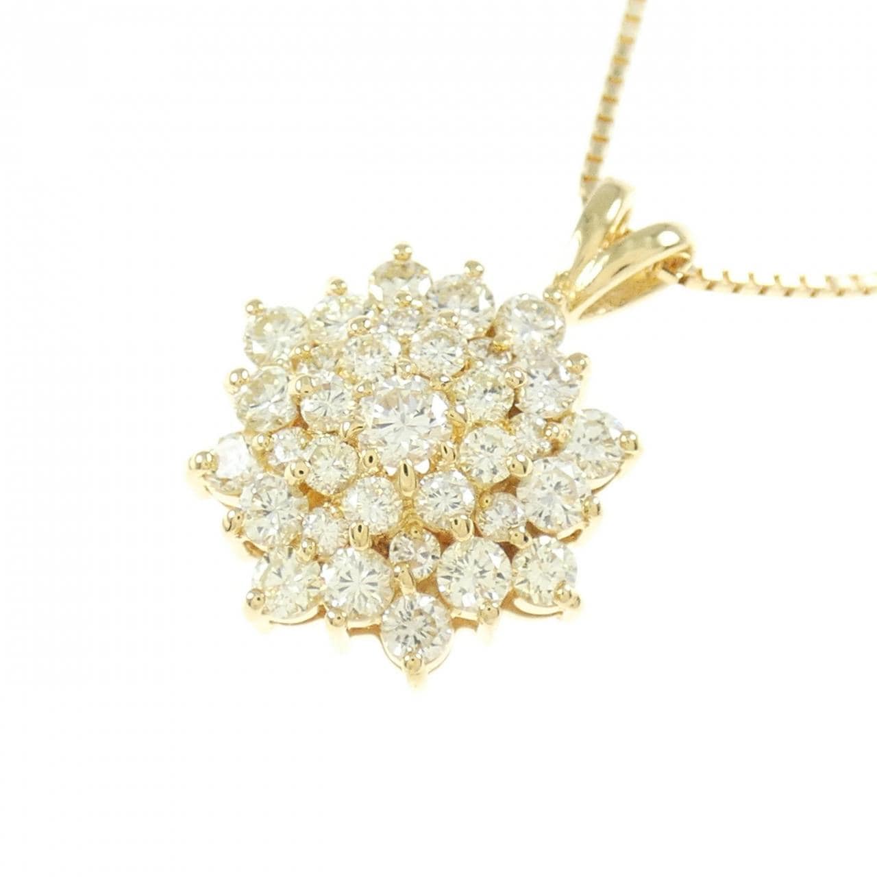 K18YG ダイヤモンド ネックレス 1.00CT