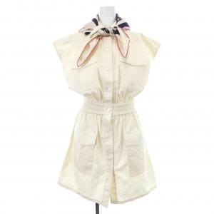 ルイヴィトン LOUIS VUITTON モノグラムスカーフサファリシャツドレス FNRO25O18 ワンピース