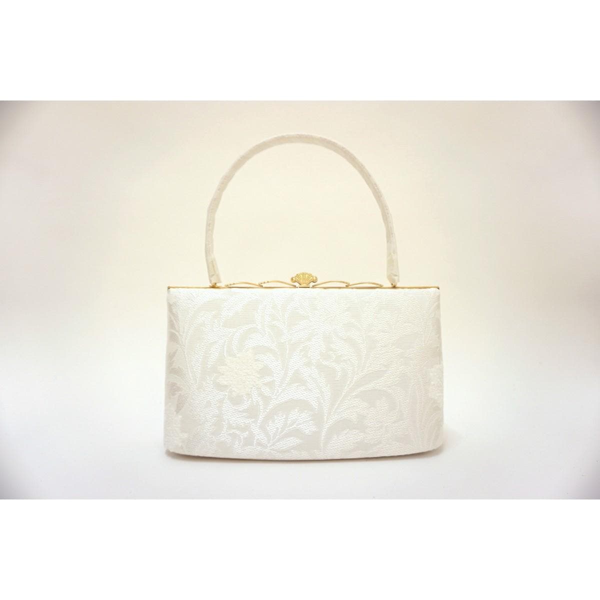 【新品】草履バッグセット　白梅　Ｌサイズ