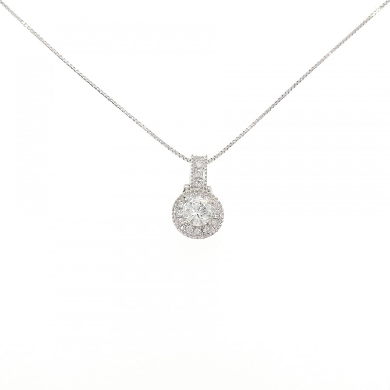 PT900/PT850 ダイヤモンド ネックレス 0.614CT G SI2 VG