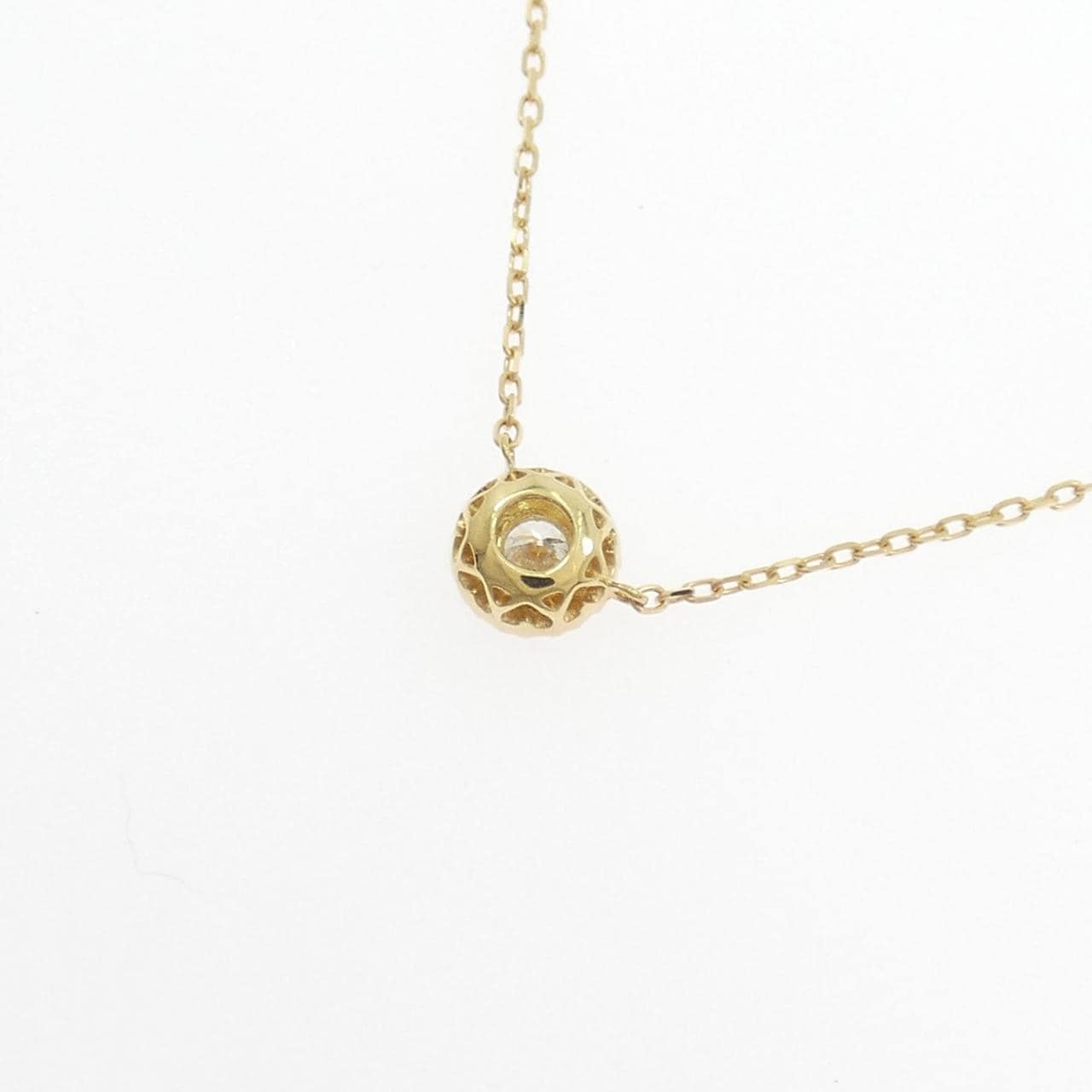 K18YG ダイヤモンド ネックレス 0.12CT