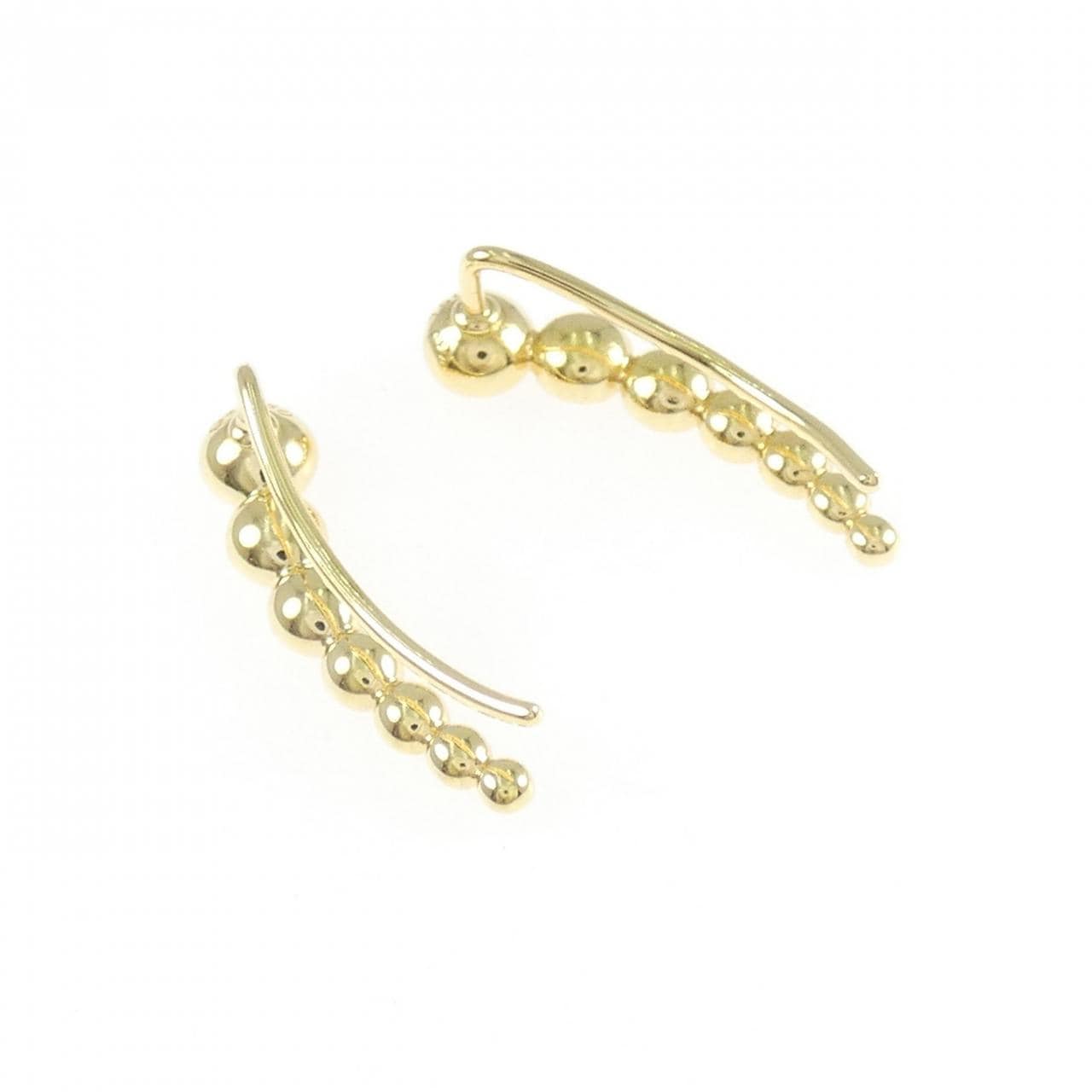 750YG ダイヤモンド ピアス