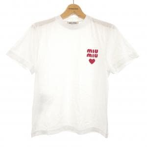 ミュウミュウ MIU MIU MIU MIU ロゴ MJN499 SWMO 1277 Tシャツ
