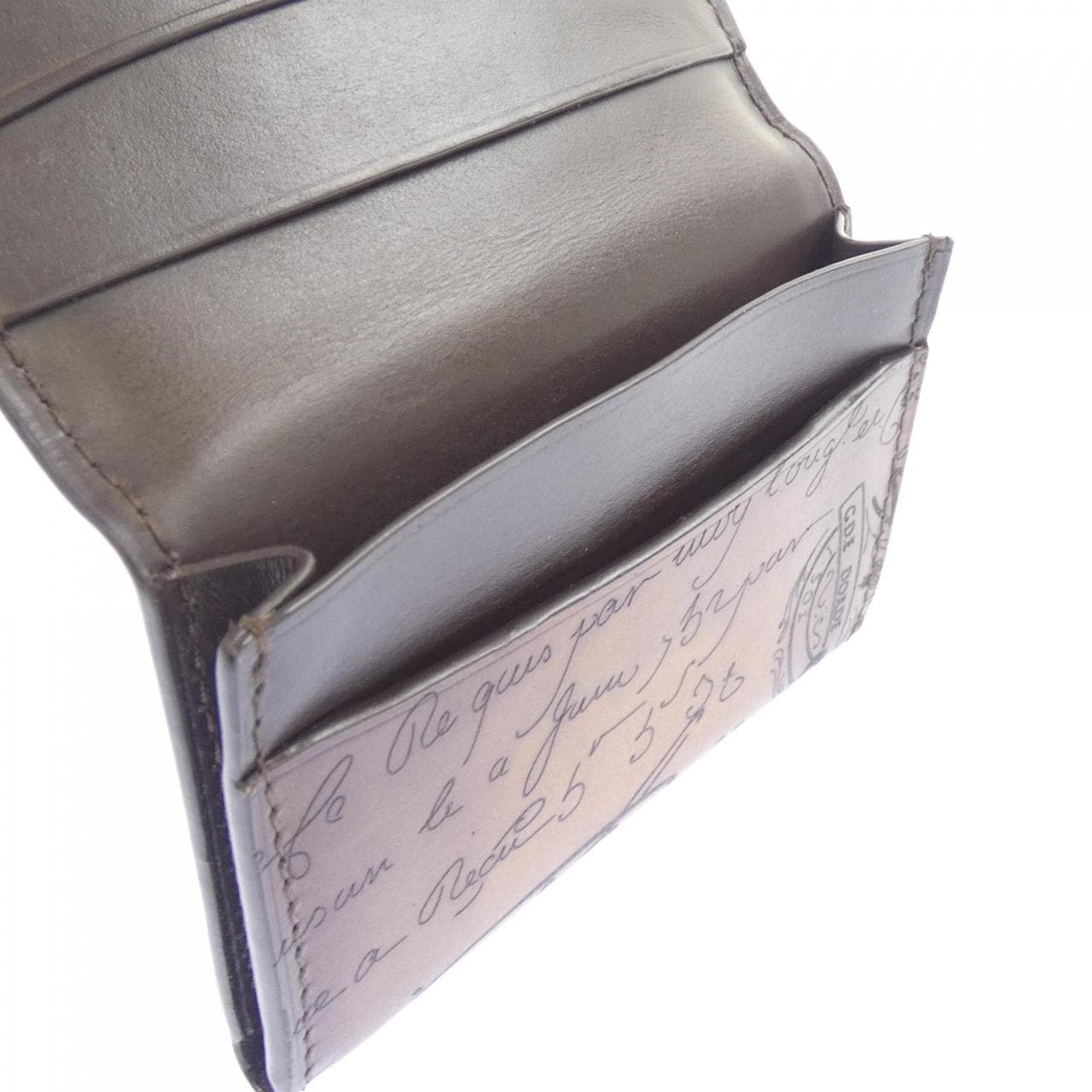ベルルッティ Berluti インブイアスクリットレザーカードホルダー CARD CASE