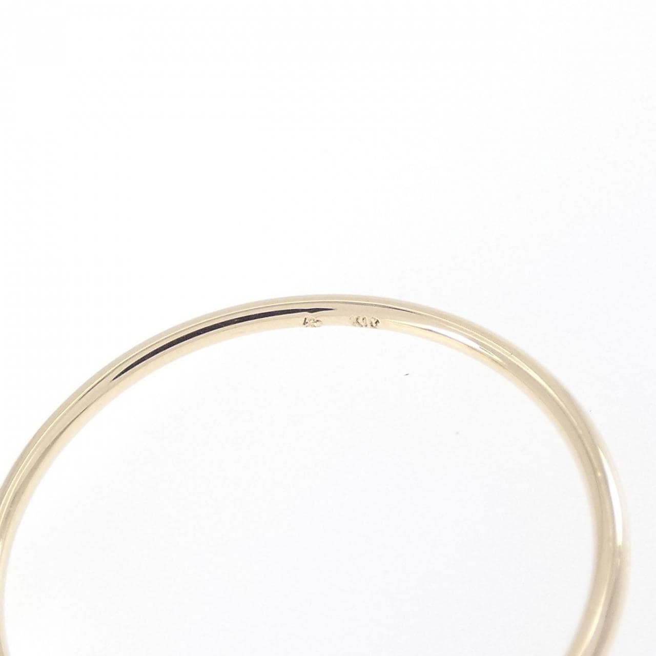 クミキョク イニシャル ダイヤモンド リング 0.01CT
