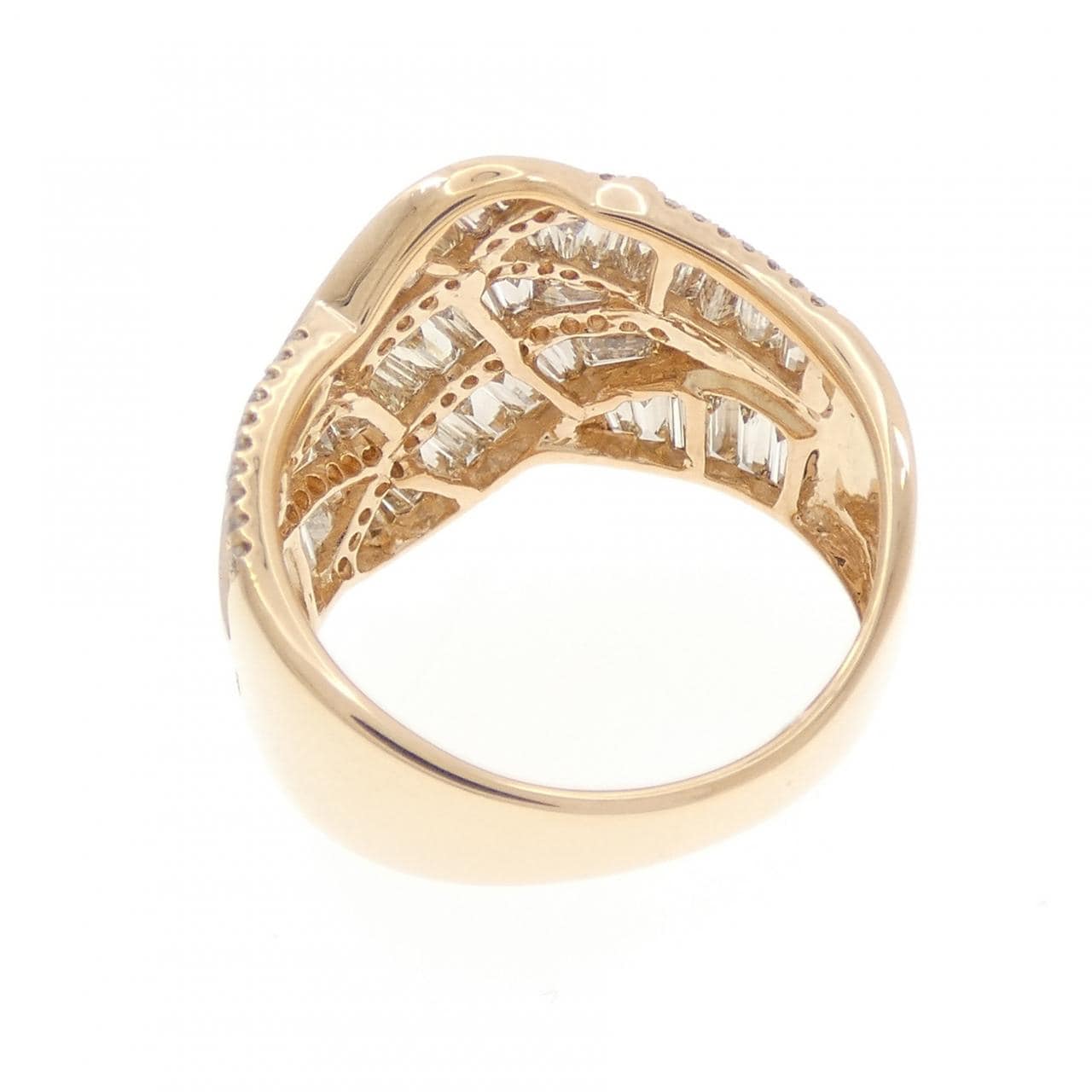 K18PG ダイヤモンド リング 2.00CT