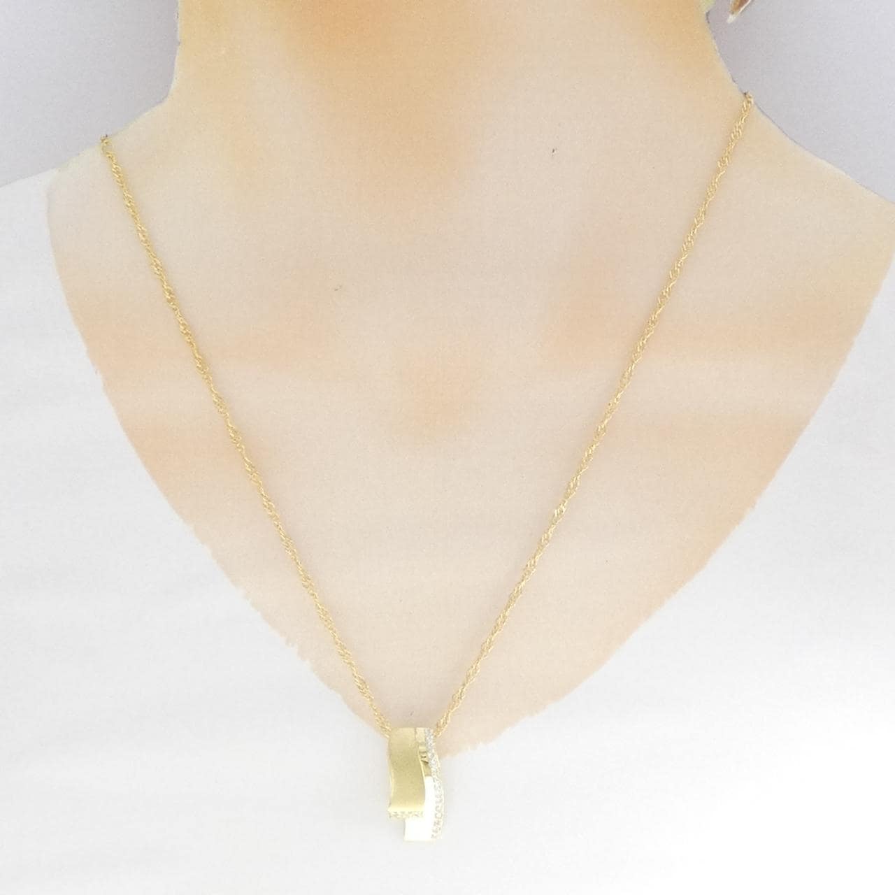 K18YG ダイヤモンド ネックレス 0.28CT