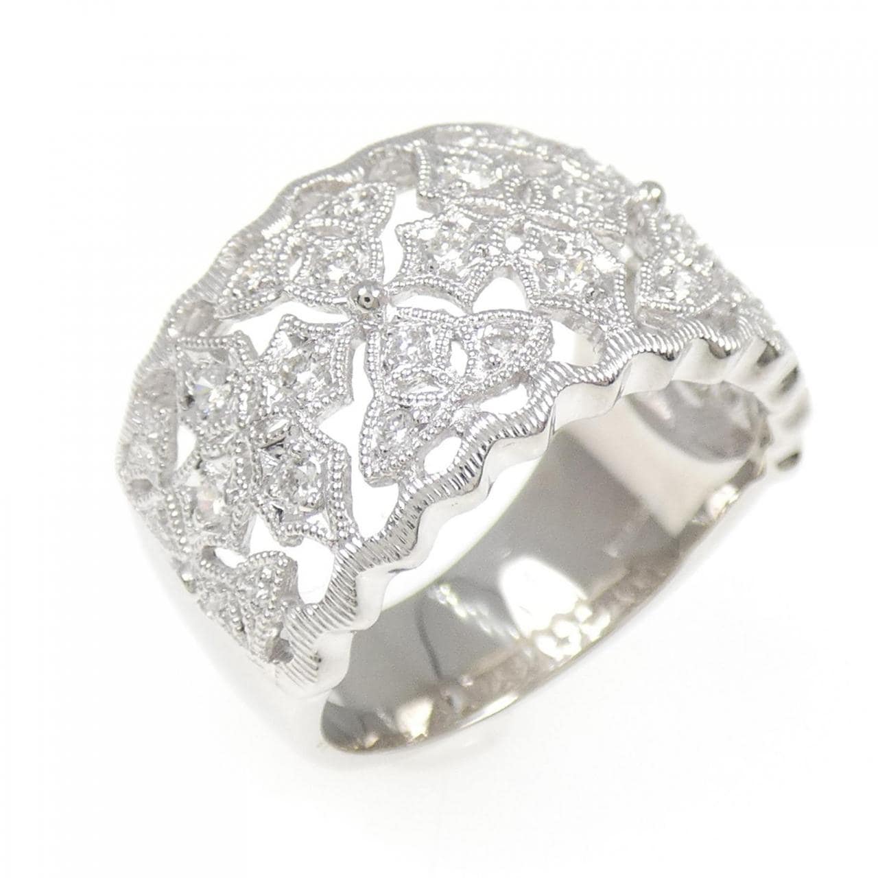 PT900 Diamond Ring 0.35CT