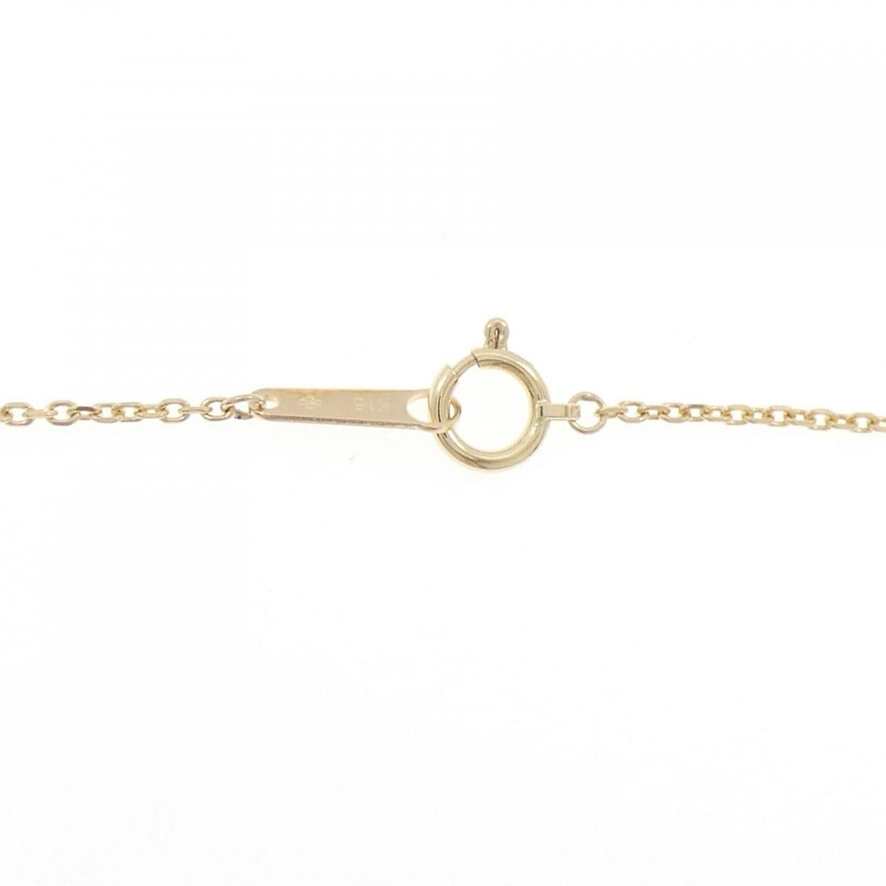 K18YG ハート ダイヤモンド ネックレス 0.06CT