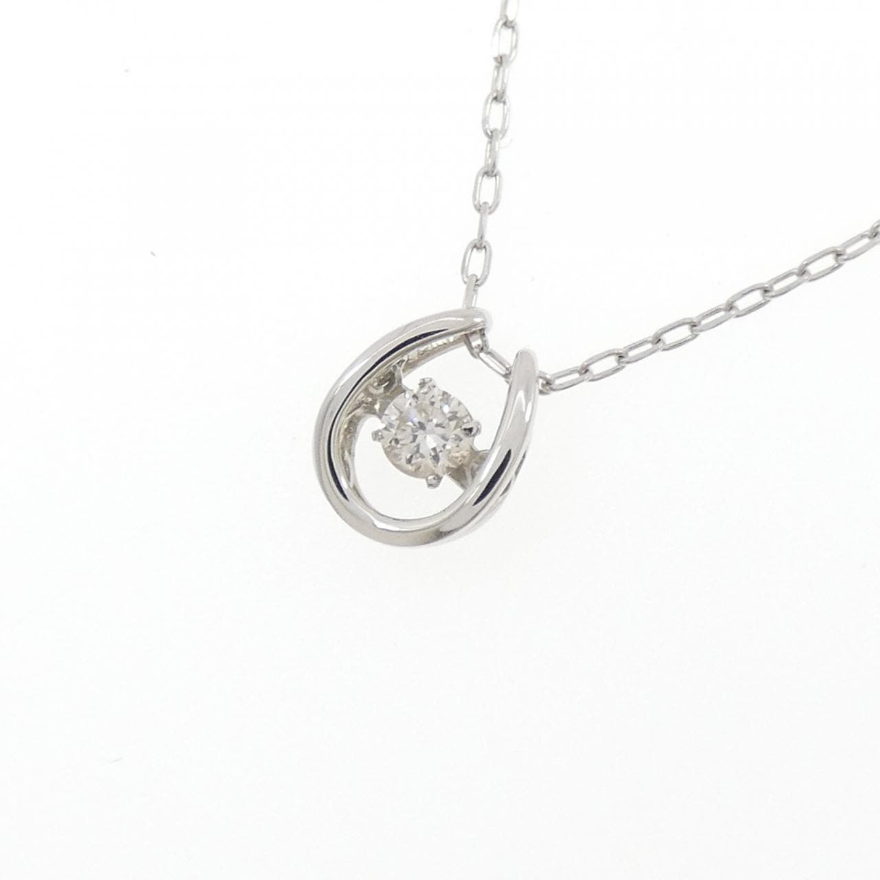 PT900/PT850 ダイヤモンド ネックレス 0.10CT