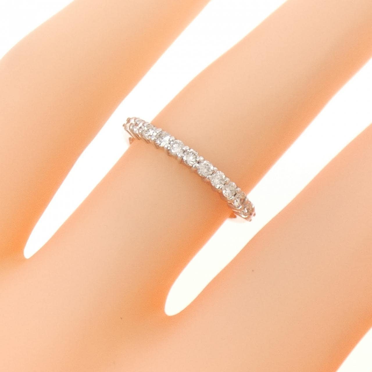 K18WG ダイヤモンド リング 0.25CT