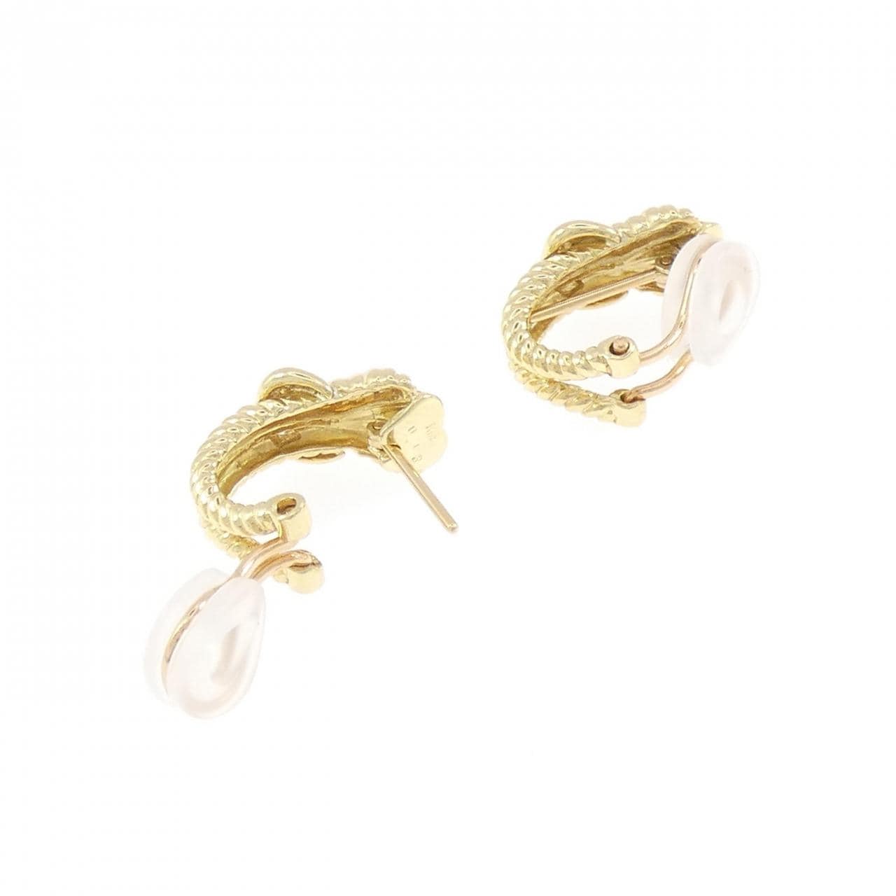 K18YG ダイヤモンド ピアス/イヤリング 0.06CT