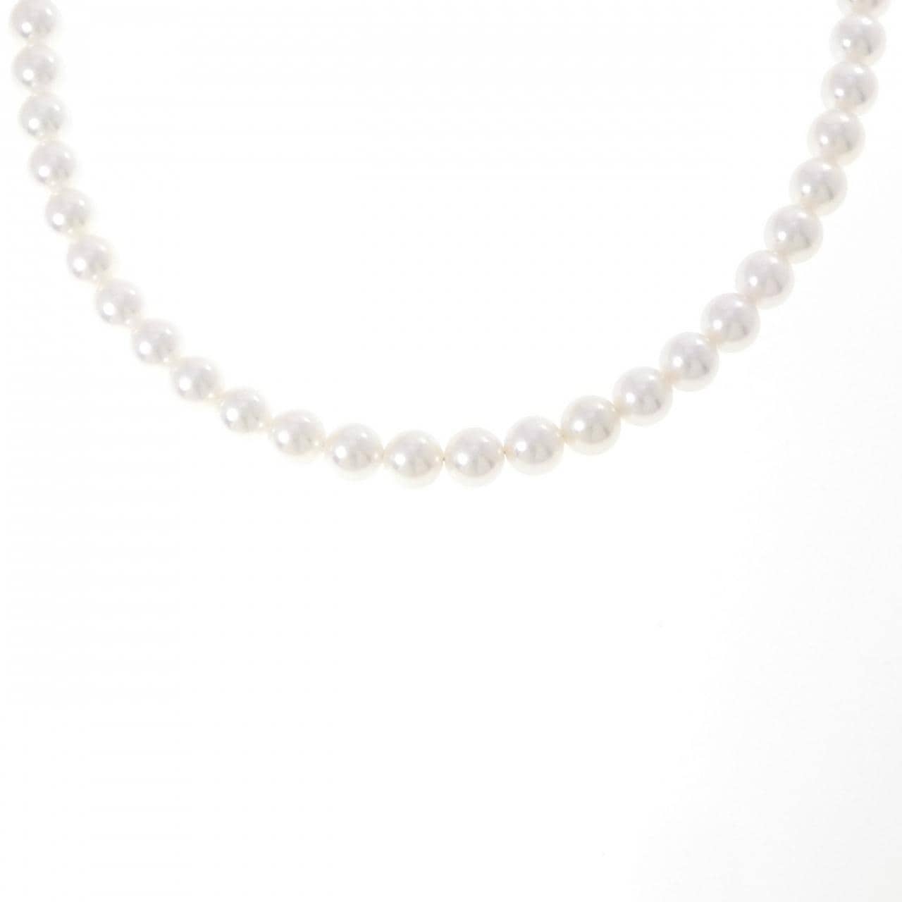 シルバークラスプ アコヤパール ネックレス 6.5-7mm