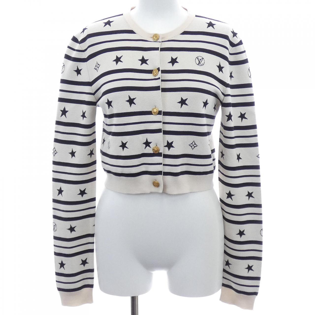 ルイヴィトン LOUIS VUITTON LVサマースターダストクロップドカーディガン FNKC06PN0 カーディガン