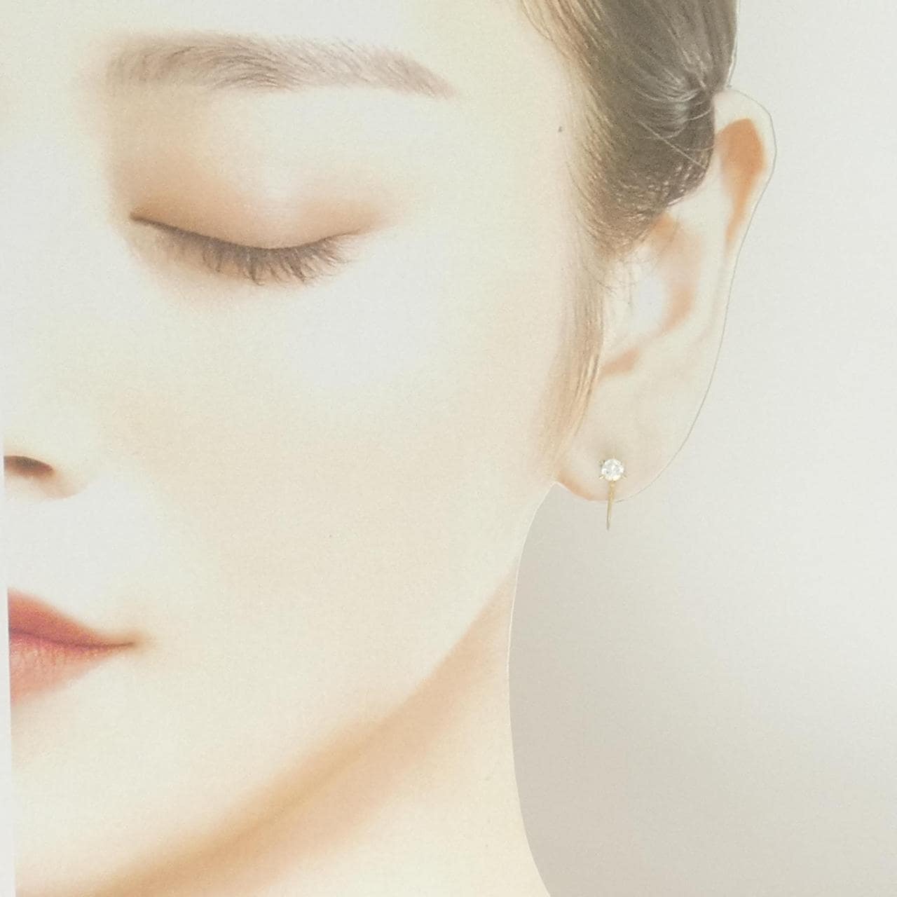 K18YG ダイヤモンド イヤリング 0.30CT