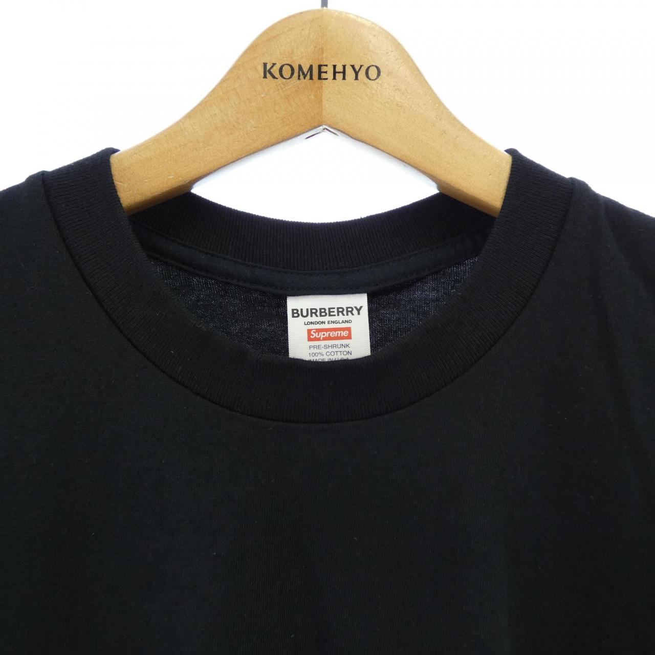 SUPREME Burberry Box Logo T-Shirt