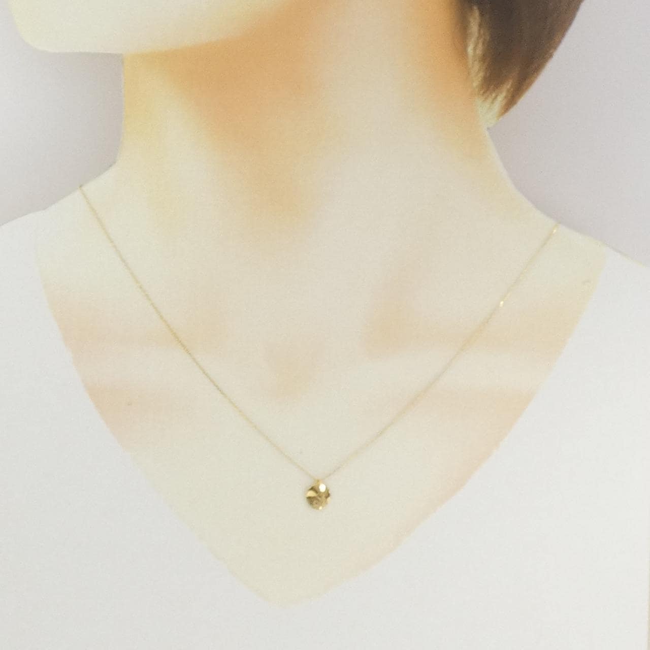 K18YG イニシャルS ネックレス