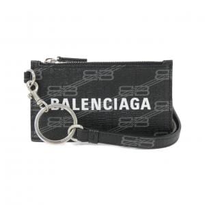 BALENCIAGA簽名卡包帶鑰匙Qeelin 594548 210D8 INCASE和頸帶