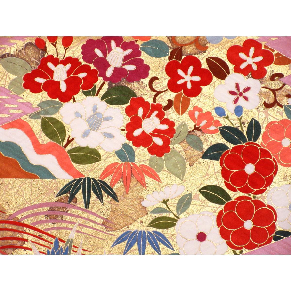 振袖【吉澤織物】吾妻徳穂　きもの・長襦袢　２点セット