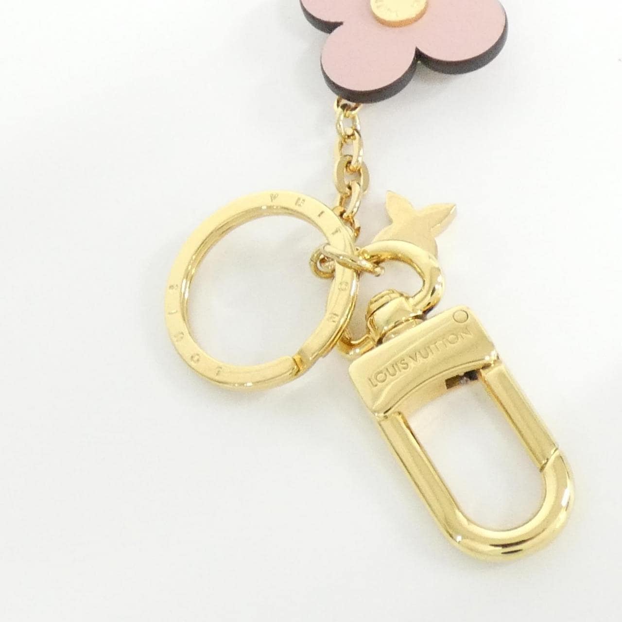 ルイヴィトン モノグラム ポルト クレ ブルーミング フラワーBB M63085 キーホルダー