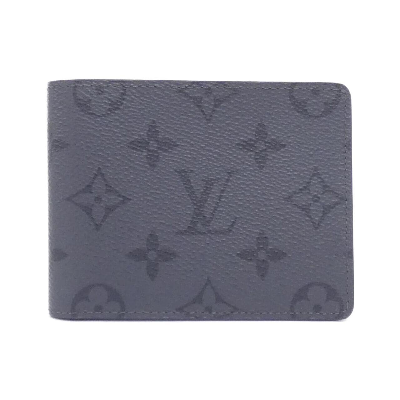 LOUIS VUITTON Monogram Eclipse Reverse Portefeuille Slender M80906 Billfold