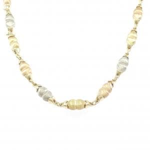 ナニス 750スリーカラーゴールド ネックレス