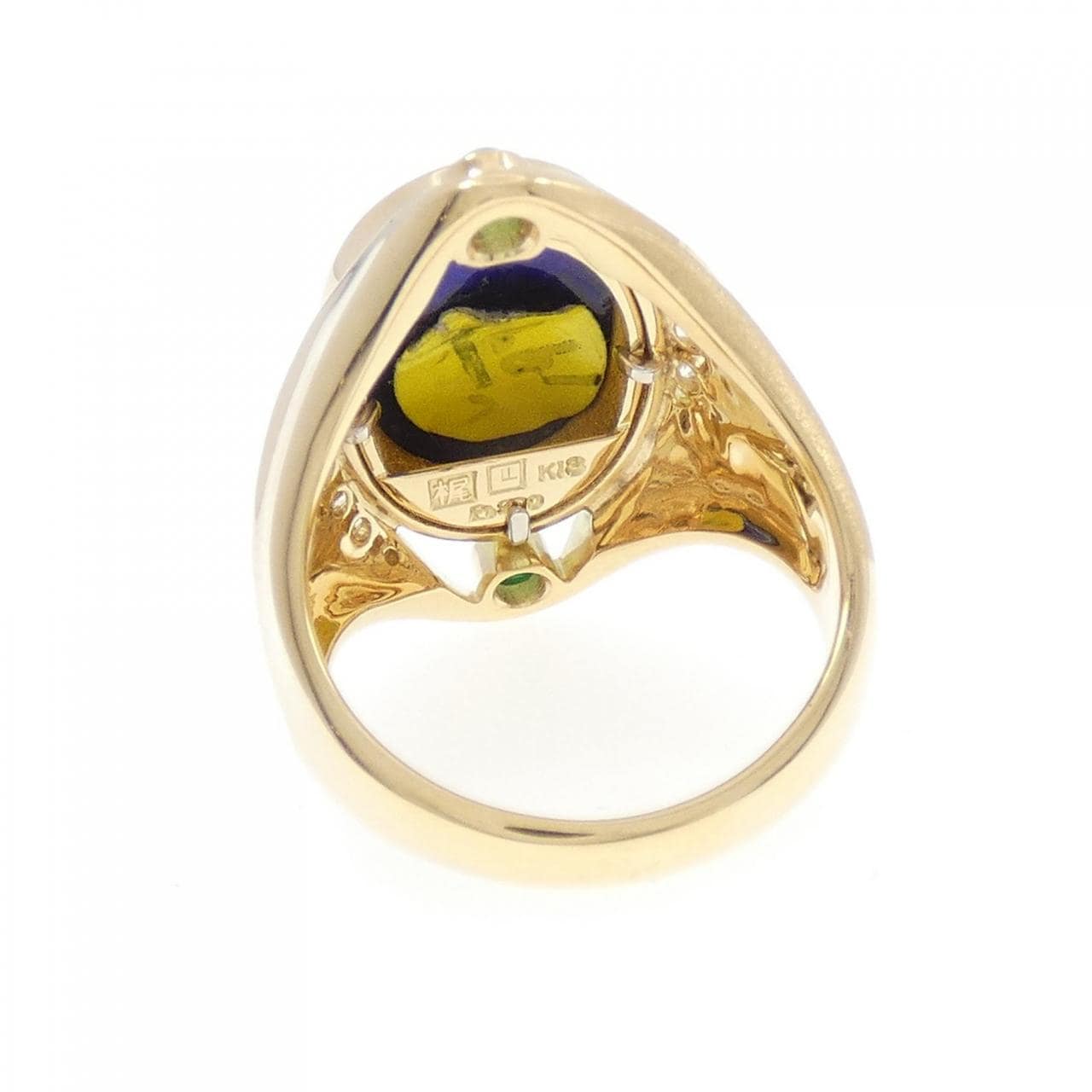 Kaji Mitsuo enamel ring