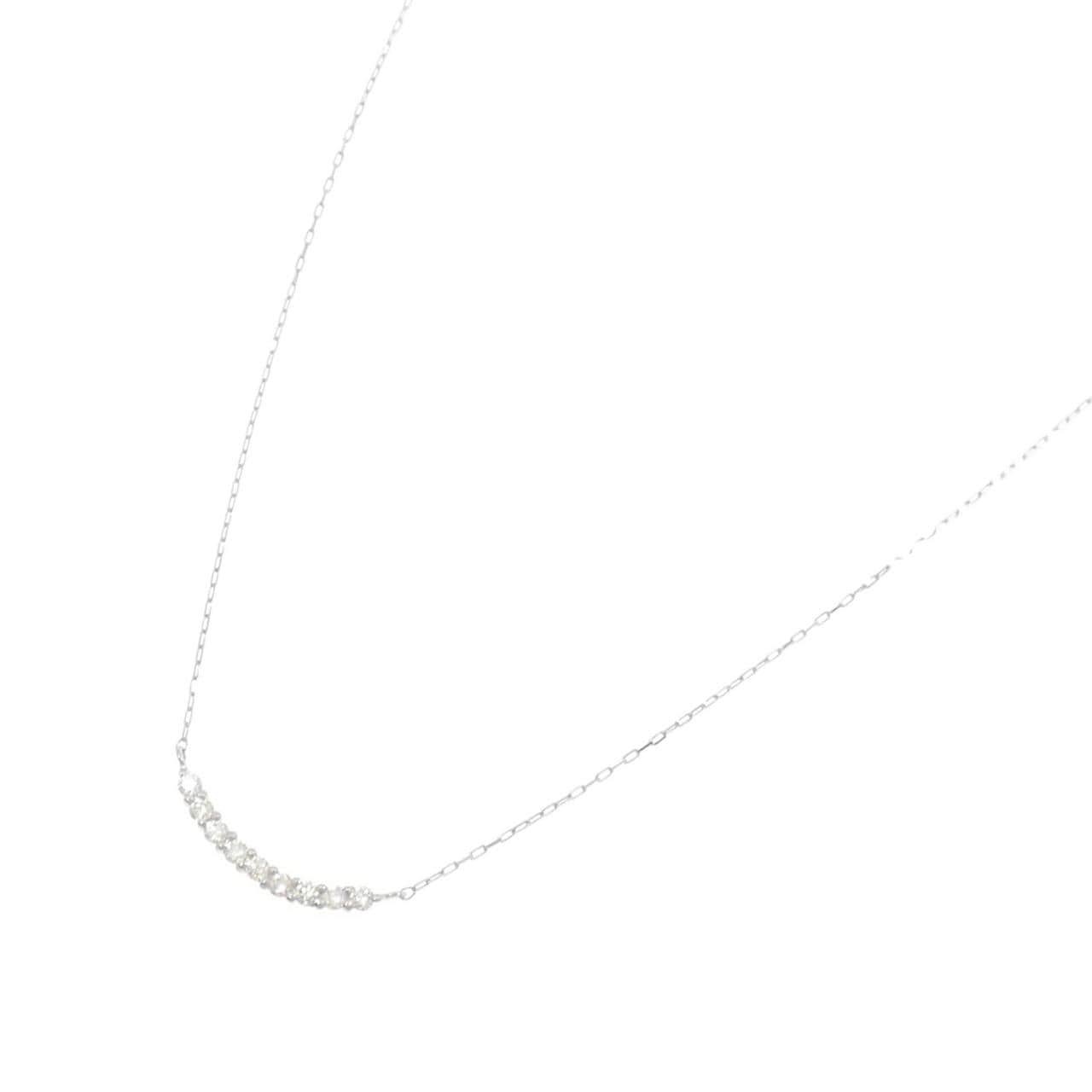 【新品】PT900 ダイヤモンド ネックレス 0.10CT