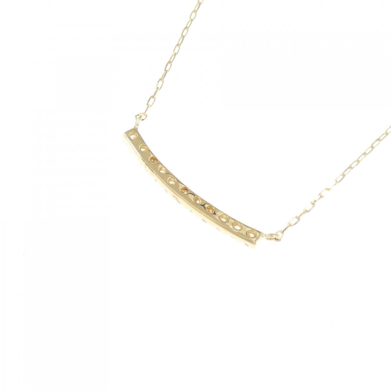 【リメイク】K18YG ダイヤモンド ネックレス 0.10CT
