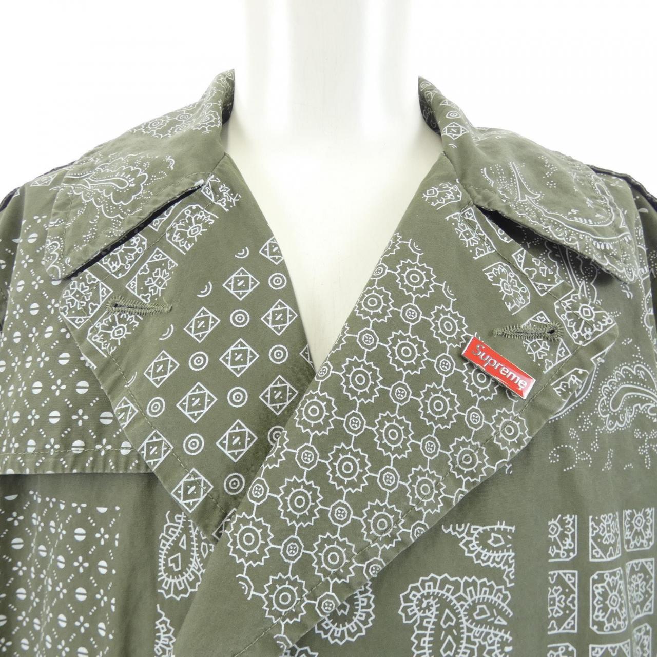 シュプリーム SUPREME MILITARY TRENCH COAT コート