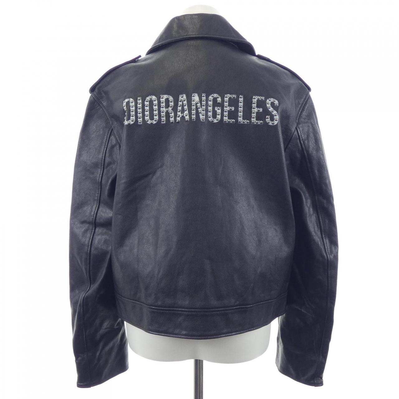 クリスチャンディオール CHRISTIAN DIOR 8C25272WA210 レザーライダースジャケット