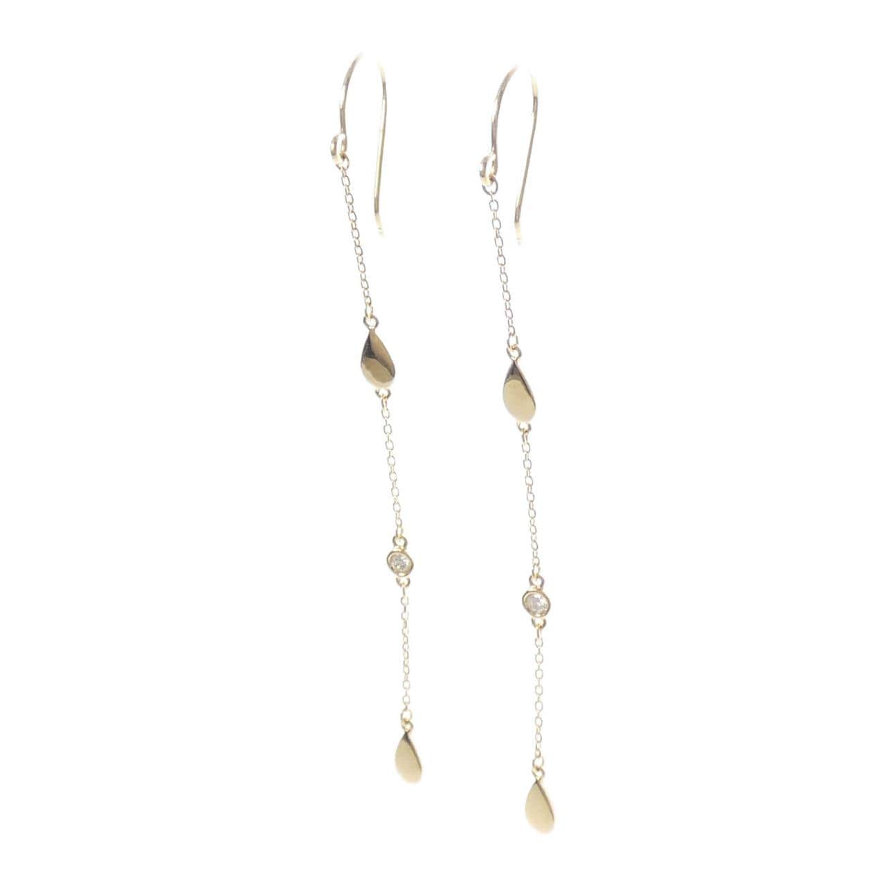 K18YG ダイヤモンド ピアス