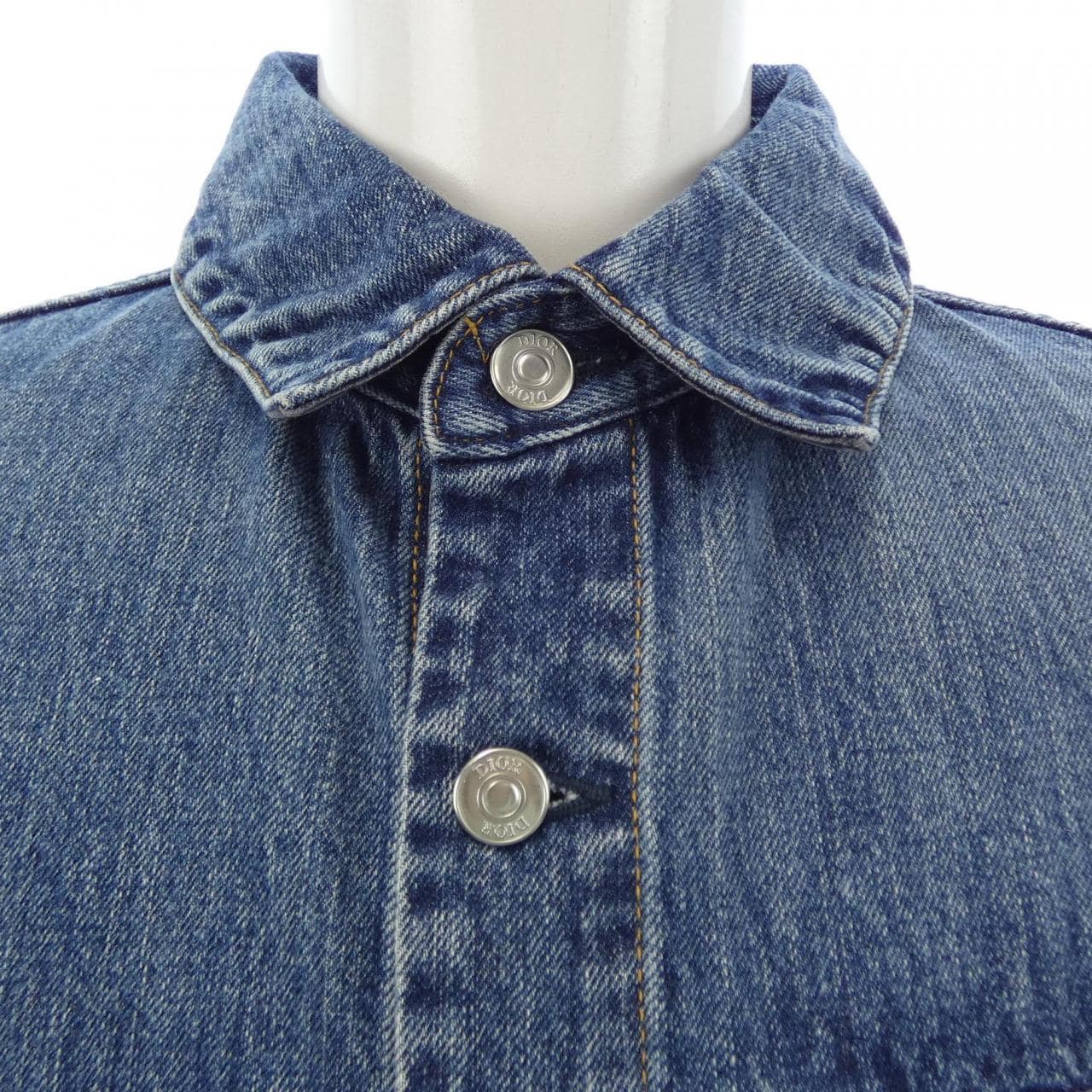 ディオール DIOR LILY OF THE VALLEY OVERSHIRT 493D493AY552 デニムジャケット