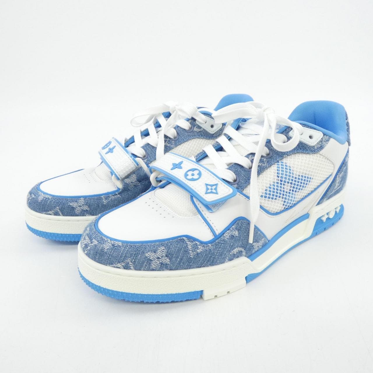 ルイヴィトン LOUIS VUITTON LVトレイナーライン モノグラムデニム スニーカー