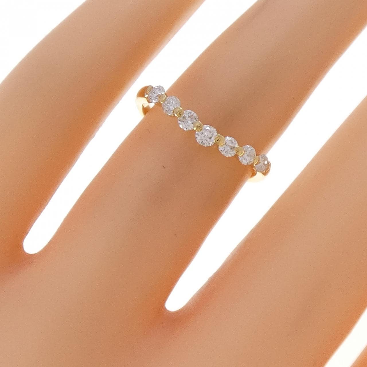 K18YG ダイヤモンド リング 0.3CT