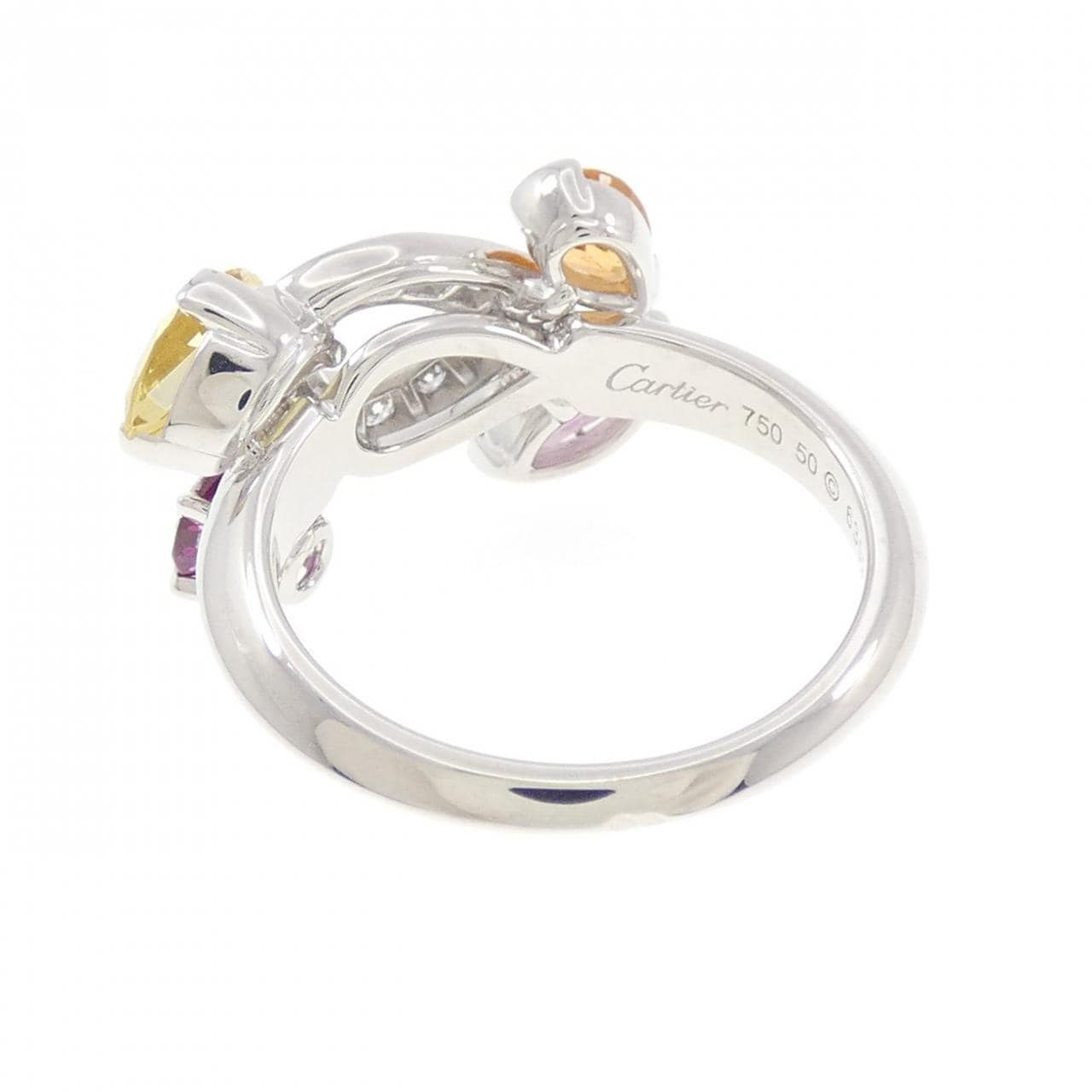 カルティエ カラーストーン リング