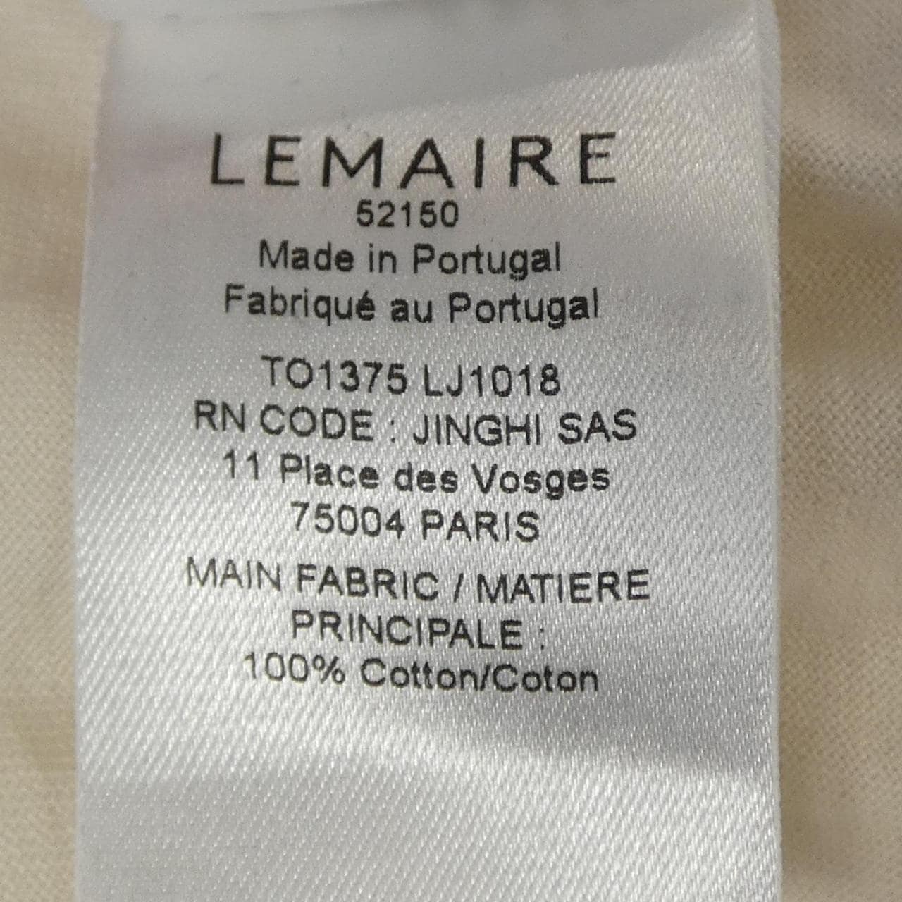 ルメール LEMAIRE Tシャツ