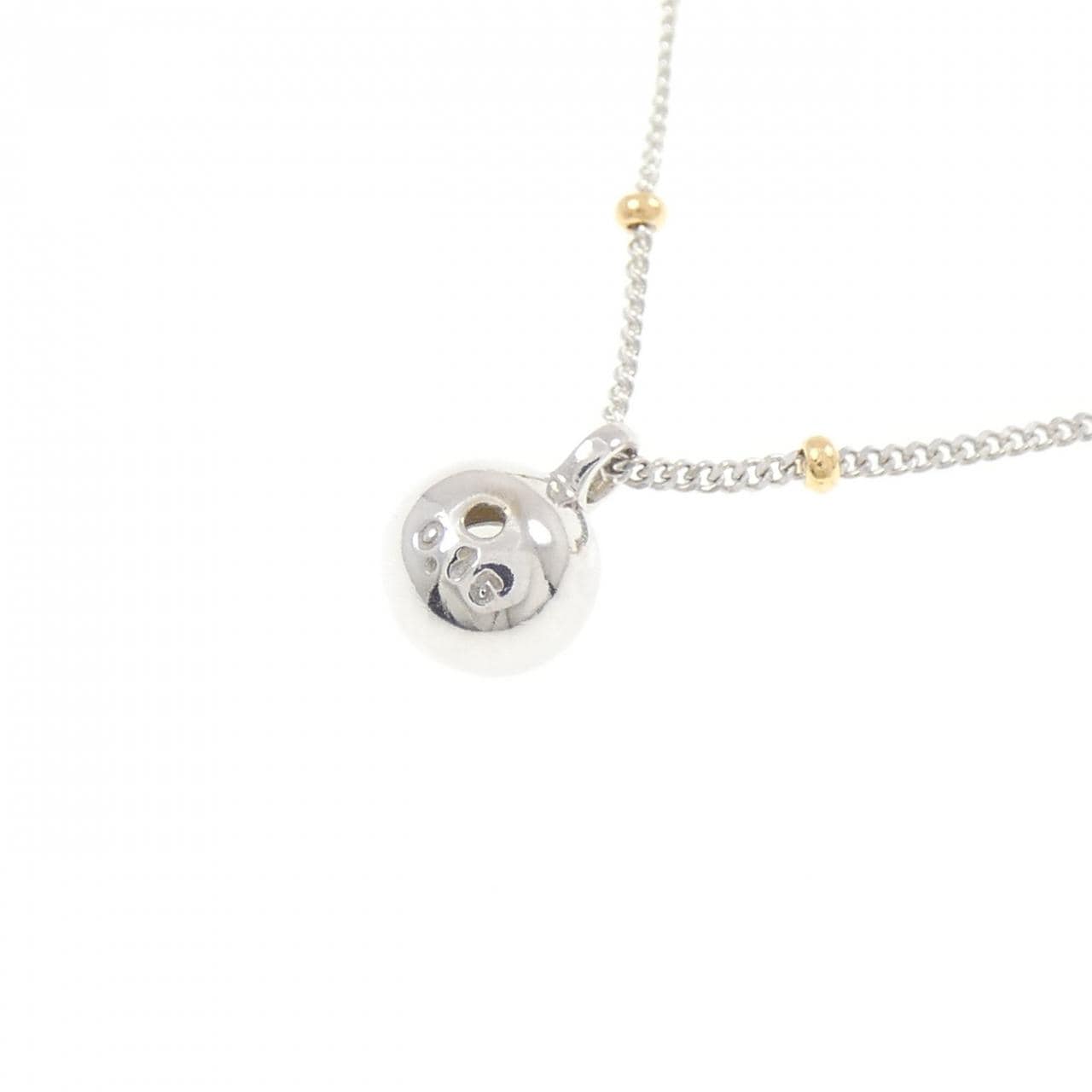 750WG/750YG ダイヤモンド ネックレス 0.15CT