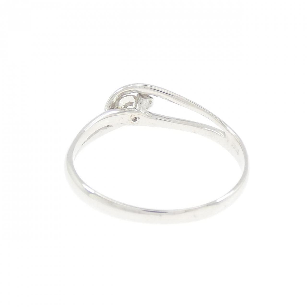 K18WG ダイヤモンド リング 0.08CT