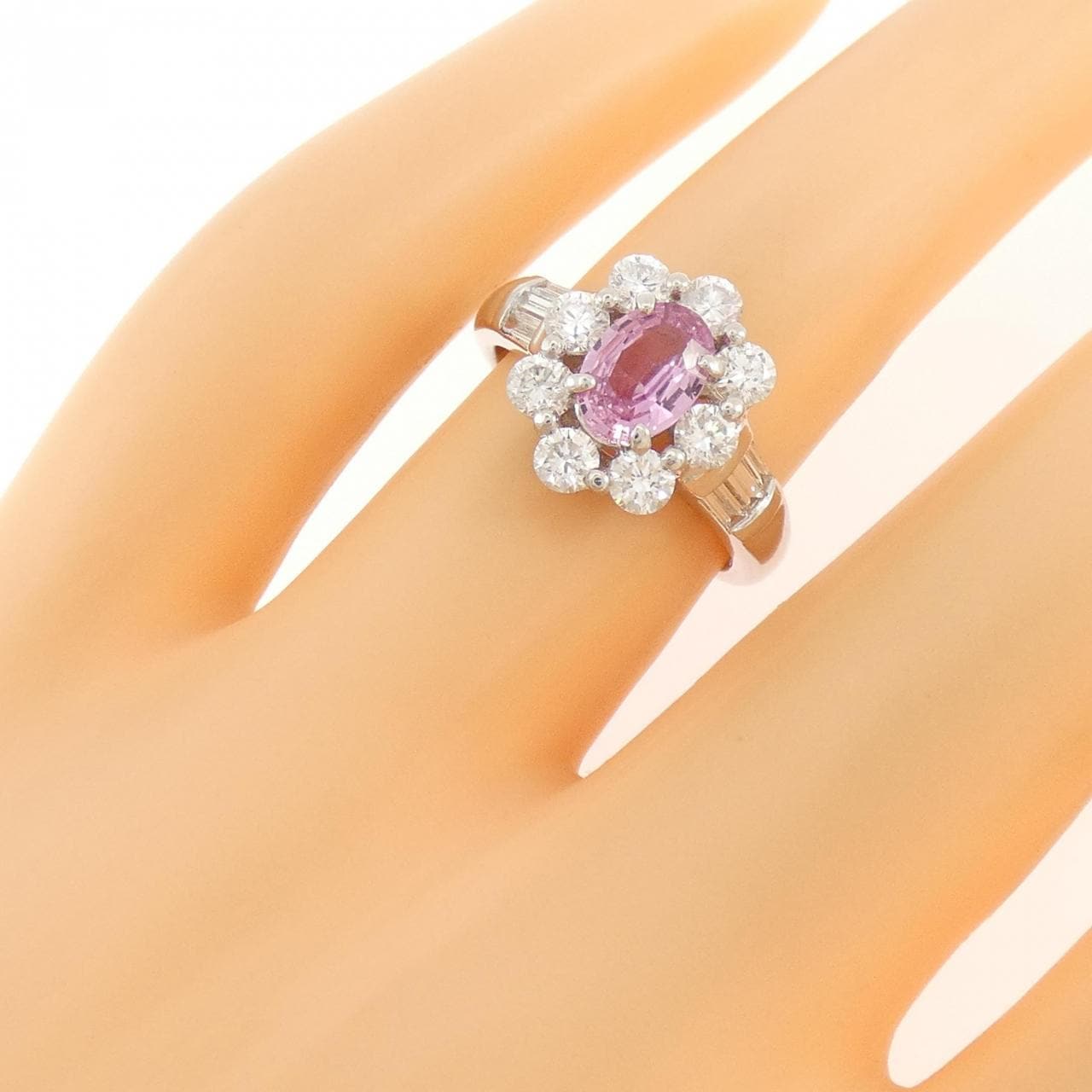 PT900 サファイヤ リング 0.727CT