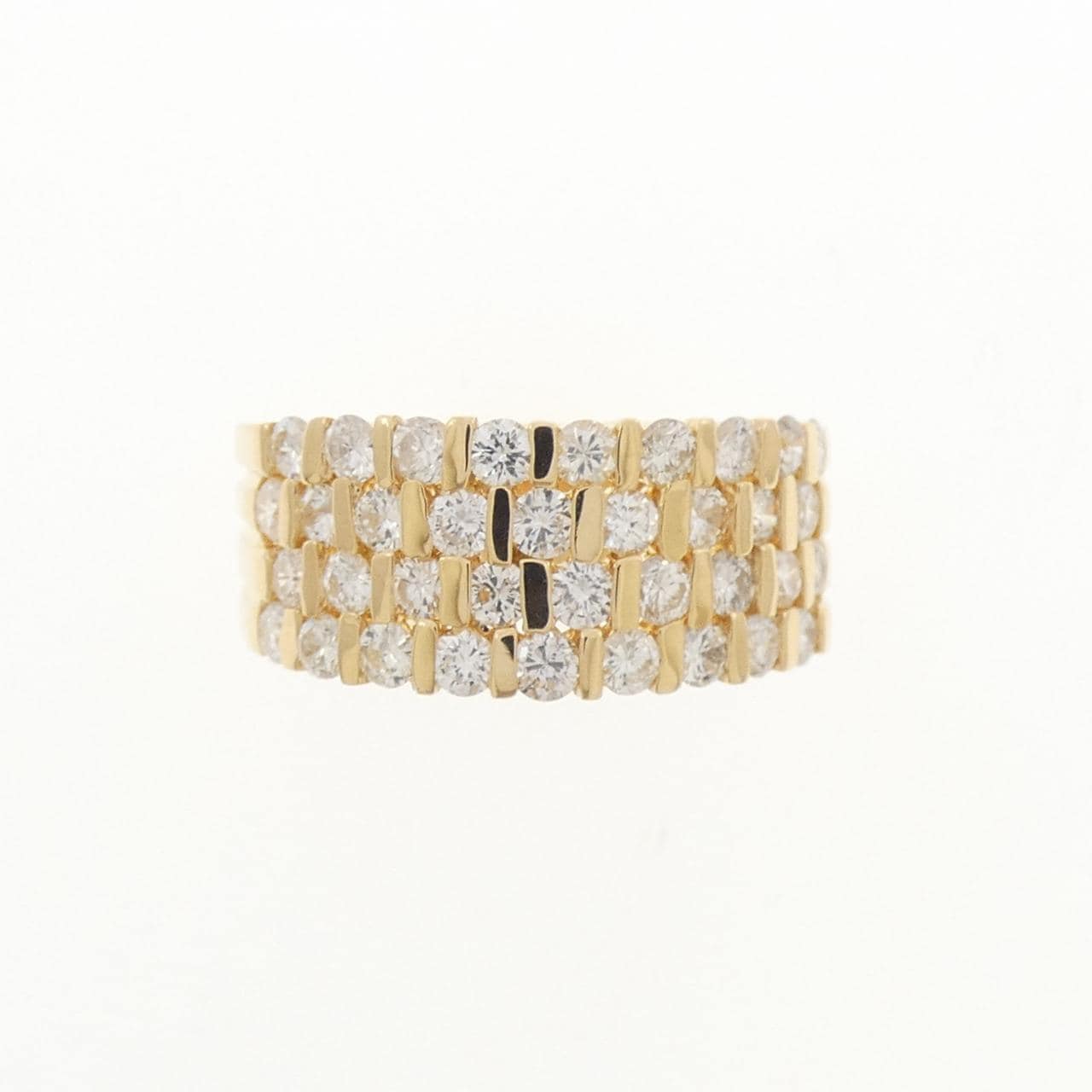 K18YG ダイヤモンド リング 1.084CT