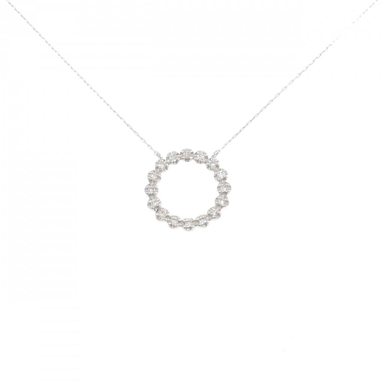 PT900/PT850 ダイヤモンド ネックレス 0.20CT