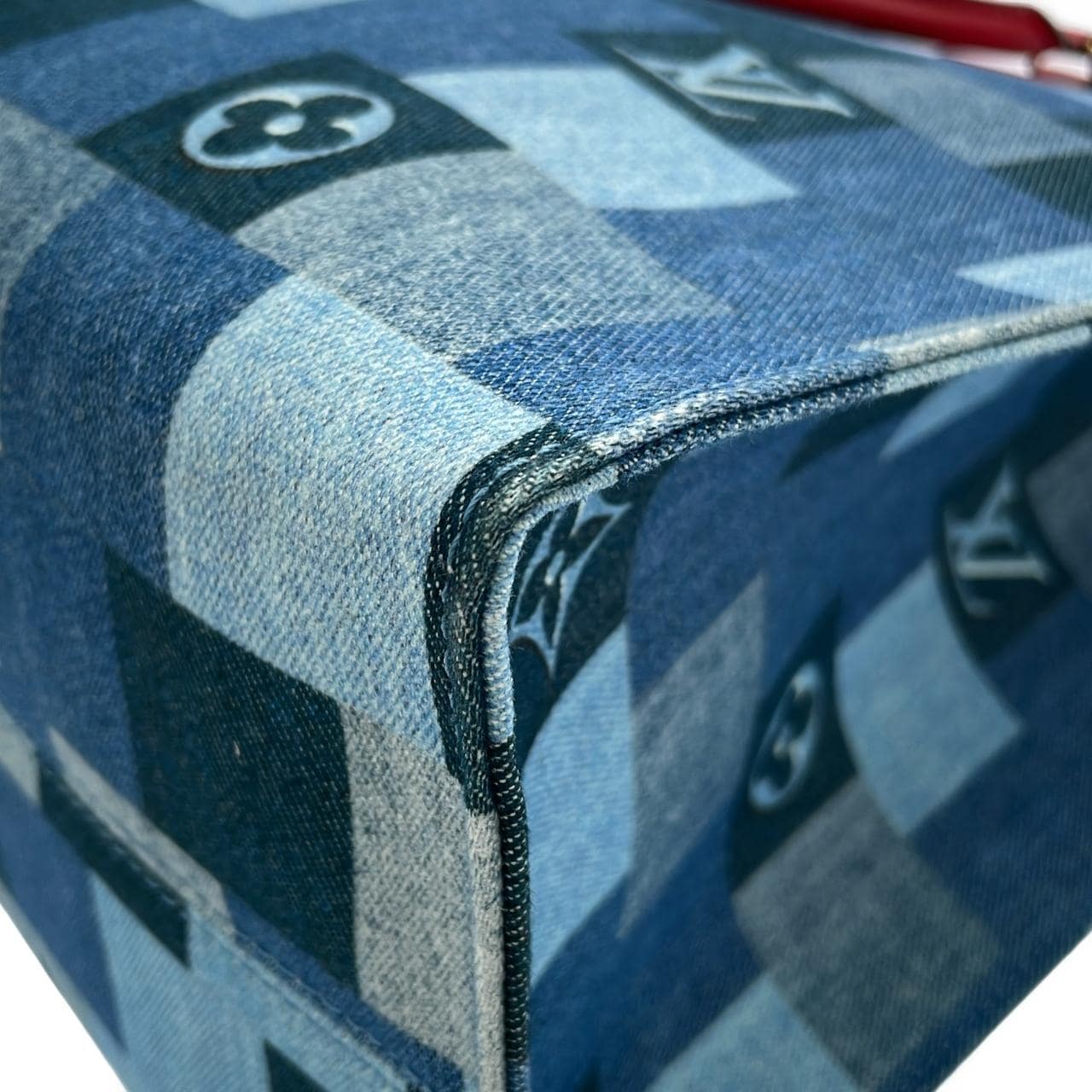 ルイヴィトン デニム モノグラム オンザゴー GM M44992 バッグ