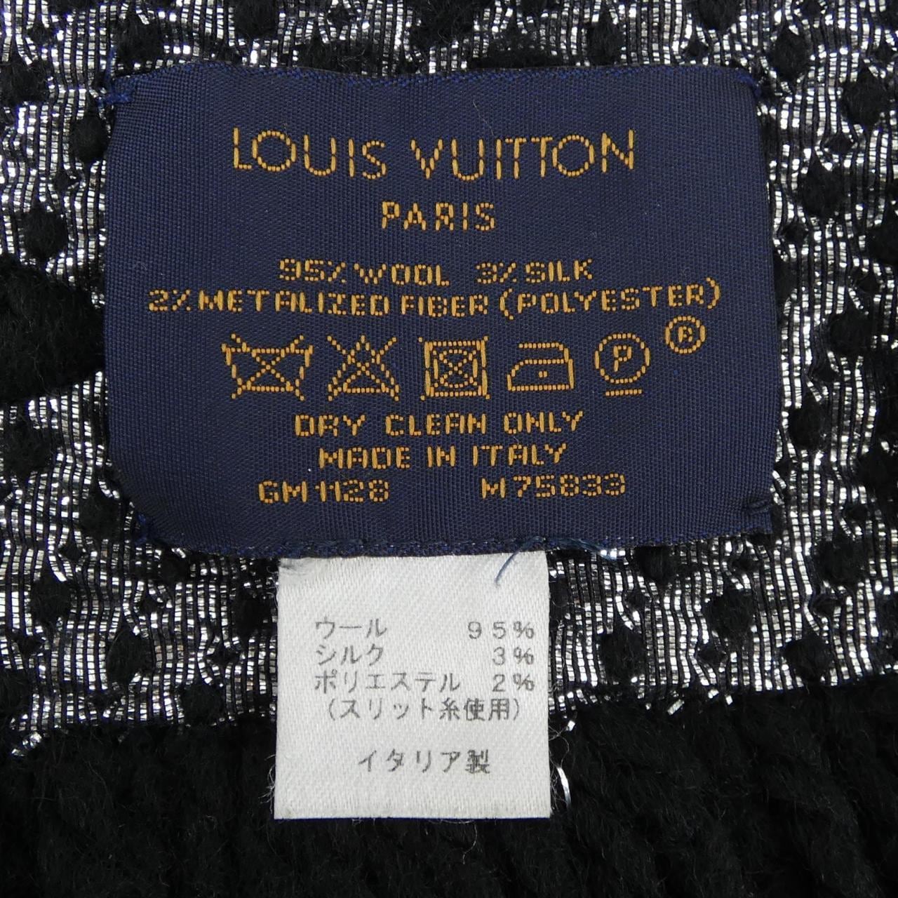 ルイヴィトン LOUIS VUITTON ロゴマニア M75833 MUFFLER